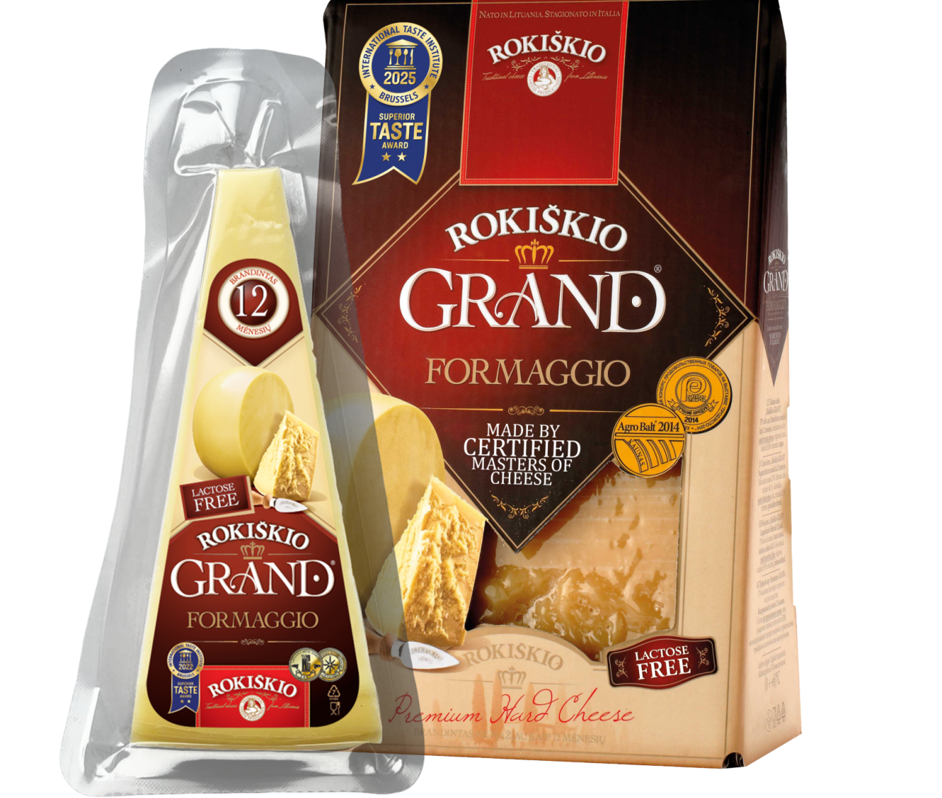 Hard Cheese Rokiškio GRAND Matured for 12 months