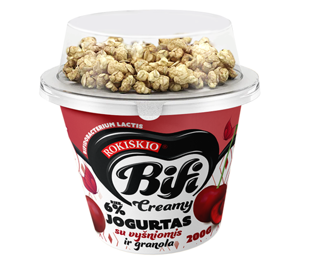 Bifi Creamy su vyšniomis ir granola