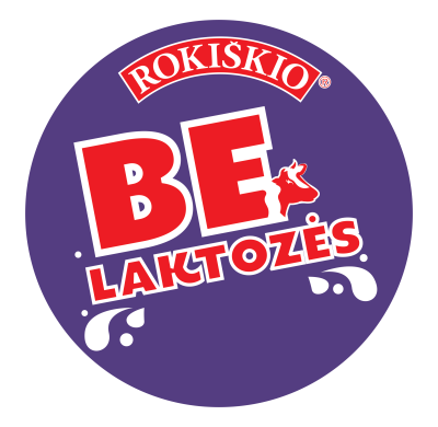 BE LAKTOZĖS