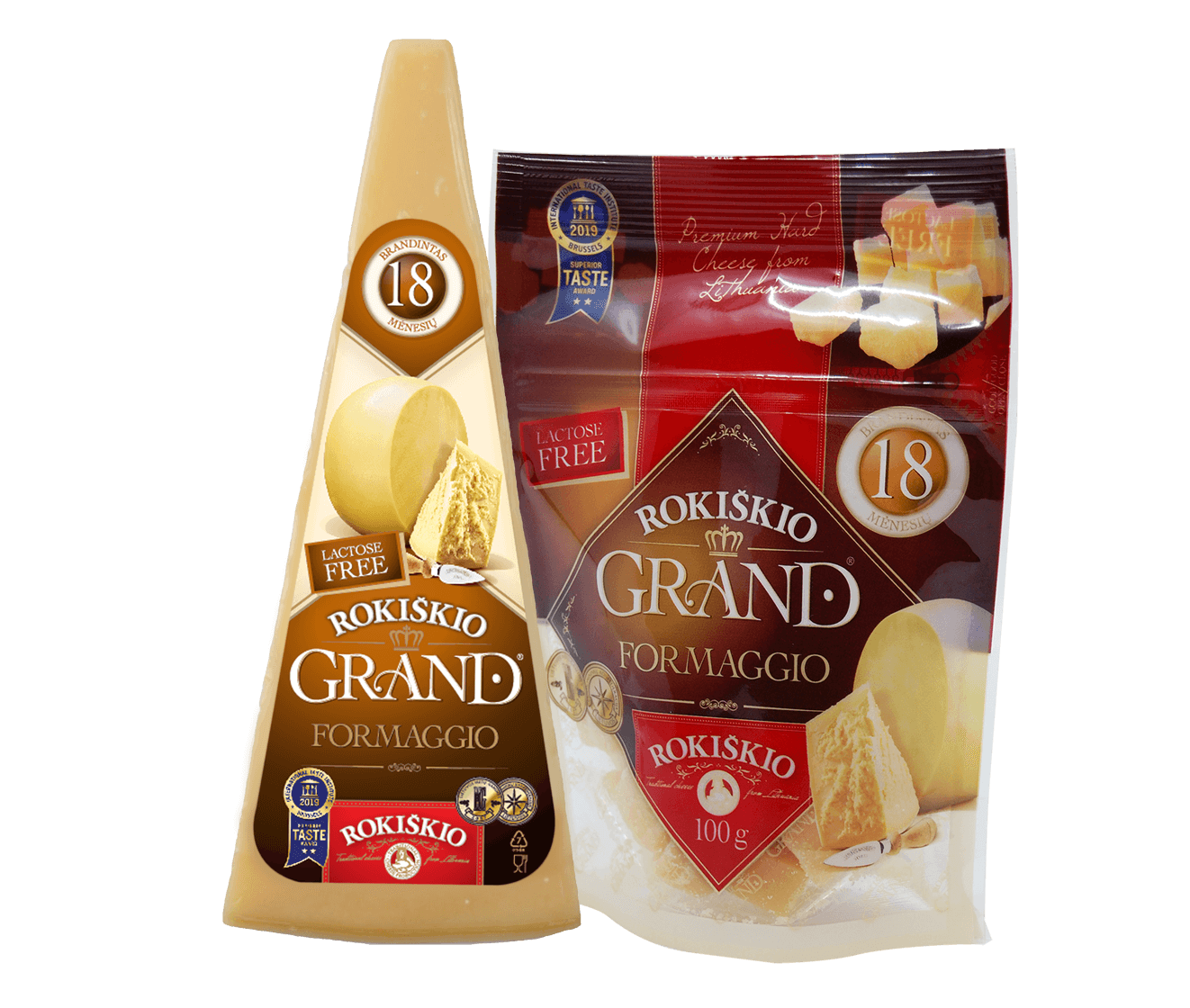 Sūris Rokiškio GRAND Brandintas 18 mėnesių